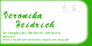 veronika heidrich business card